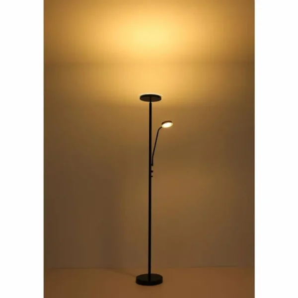 Luminaires Globo Lighting Lampadaire Globo ERNST LED Noir, 1 lumière* Lampes En Verre