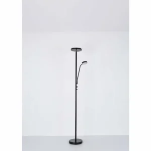 Luminaires Globo Lighting Lampadaire Globo ERNST LED Noir, 1 lumière* Lampes En Verre