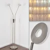 hofstein Lampadaire Gulkana LED Nickel mat, 2 lumières* Lampes Modernes
