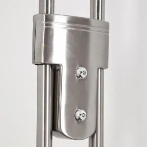 hofstein Lampadaire Gulkana LED Nickel mat, 2 lumières* Lampes Modernes