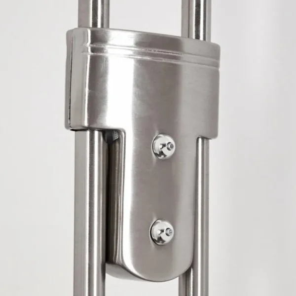 hofstein Lampadaire Gulkana LED Nickel mat, 2 lumières* Lampes Modernes