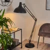 hofstein Lampadaire Hallsta Chrome, Noir, 1 lumière* Lampes Modernes
