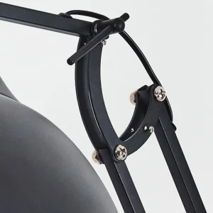 hofstein Lampadaire Hallsta Chrome, Noir, 1 lumière* Lampes Modernes