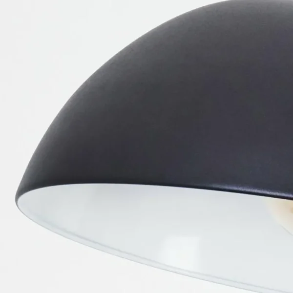 hofstein Lampadaire Hallsta Chrome, Noir, 1 lumière* Lampes Modernes