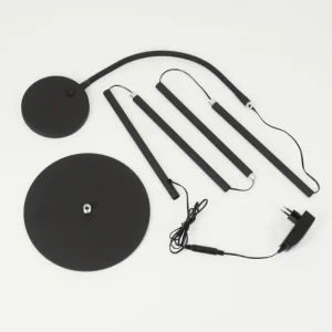 hofstein Lampadaire Haltia LED Noir, 1 lumière* Lampes Modernes