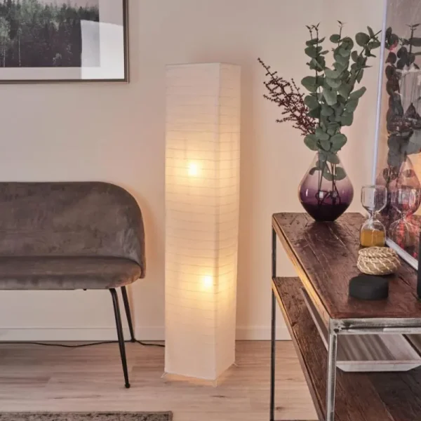 hofstein Lampadaire Hauhui Noir, 2 lumières* Lampes Modernes