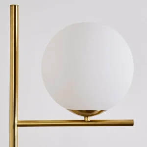 hofstein Lampadaire Hogatza Laiton, 1 lumière* Lampes En Verre