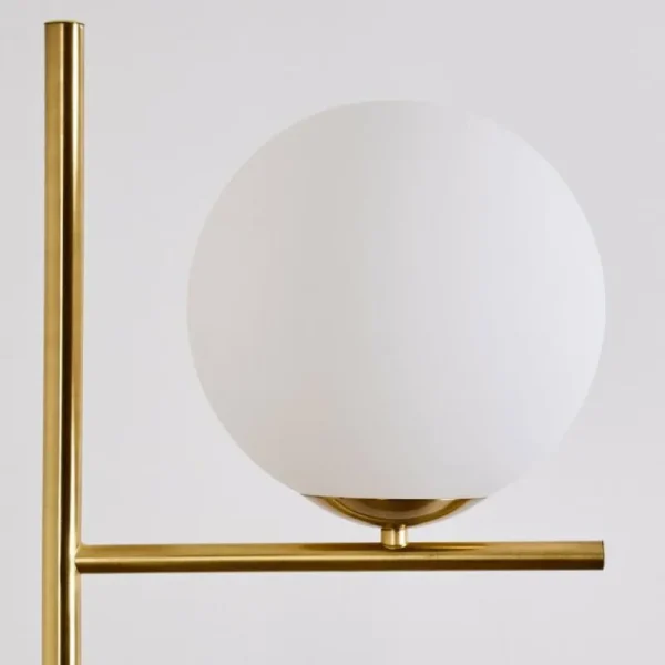 hofstein Lampadaire Hogatza Laiton, 1 lumière* Lampes En Verre