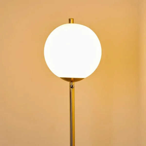 hofstein Lampadaire Hogatza Laiton, 1 lumière* Lampes En Verre