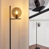 hofstein Lampadaire Hogatza Noir, 1 lumière* Lampes En Verre