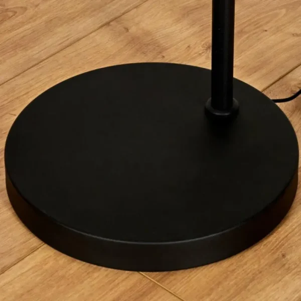 hofstein Lampadaire Hogatza Noir, 1 lumière* Lampes En Verre
