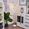 hofstein Lampadaire Javel Chrome, Blanc, 3 lumières* Lampes Modernes