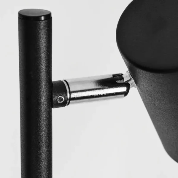 hofstein Lampadaire Javel Chrome, Noir, 3 lumières* Lampes Modernes