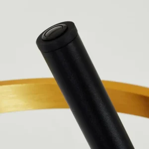 hofstein Lampadaire Khovet LED Noir, 1 lumière* Lampes Modernes