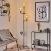 hofstein Lampadaire Kolyma Gris, Rouge, 3 lumières* Lampes Modernes