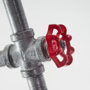 hofstein Lampadaire Kolyma Gris, Rouge, 3 lumières* Lampes Modernes