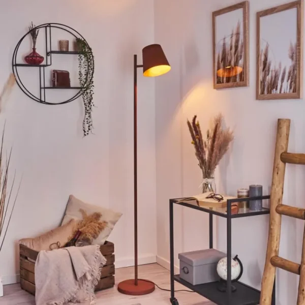 hofstein Lampadaire Lungre Rouille, 1 lumière* Lampes Modernes