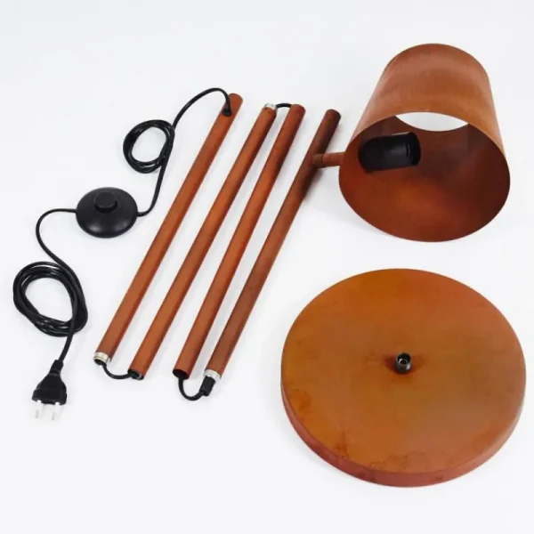 hofstein Lampadaire Lungre Rouille, 1 lumière* Lampes Modernes