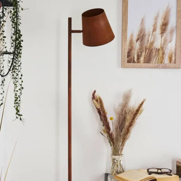 hofstein Lampadaire Lungre Rouille, 1 lumière* Lampes Modernes