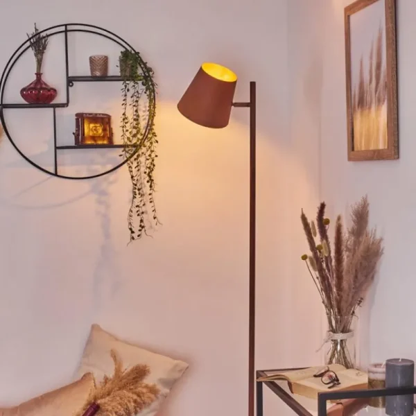 hofstein Lampadaire Lungre Rouille, 1 lumière* Lampes Modernes