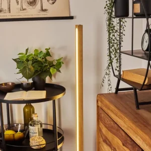 hofstein Lampadaire Madou LED Écru, Noir, 1 lumière* Lampes Modernes