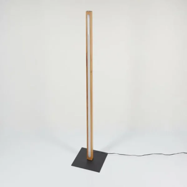 hofstein Lampadaire Madou LED Écru, Noir, 1 lumière* Lampes Modernes