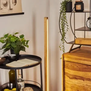 hofstein Lampadaire Madou LED Écru, Noir, 1 lumière* Lampes Modernes
