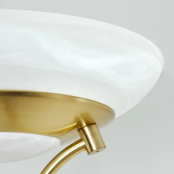 hofstein Lampadaire Mairoa LED Laiton, 2 lumières* Lampes Modernes