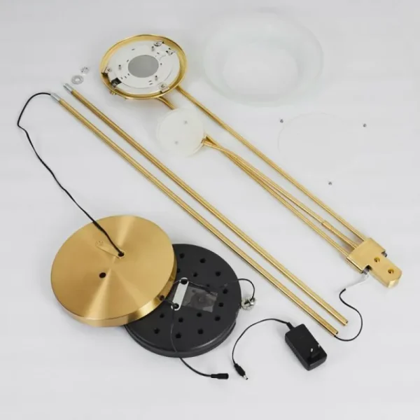 hofstein Lampadaire Mairoa LED Laiton, 2 lumières* Lampes Modernes