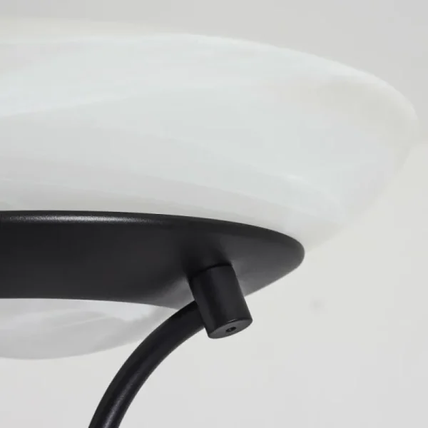 hofstein Lampadaire Mairoa LED Noir, 2 lumières* Lampes Modernes