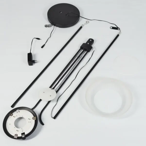 hofstein Lampadaire Mairoa LED Noir, 2 lumières* Lampes Modernes