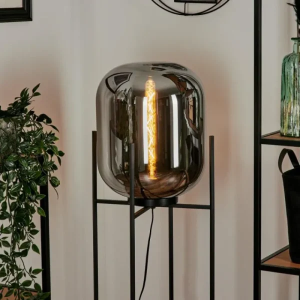 hofstein Lampadaire Manzano Noir, 1 lumière* Lampes Modernes