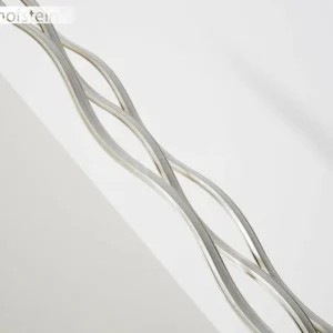 hofstein Lampadaire Mapleton LED Nickel mat, 3 lumières, Télécommandes* Lampes Modernes