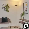 hofstein Lampadaire Mjölby LED Nickel mat, 1 lumière* Lampes Modernes