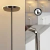 hofstein Lampadaire Mjölby LED Nickel mat, 1 lumière* Lampes Modernes