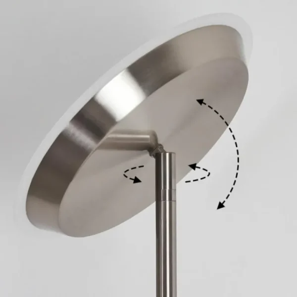 hofstein Lampadaire Mjölby LED Nickel mat, 1 lumière* Lampes Modernes