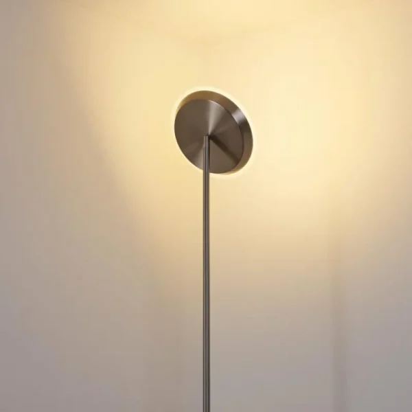 hofstein Lampadaire Mjölby LED Nickel mat, 1 lumière* Lampes Modernes