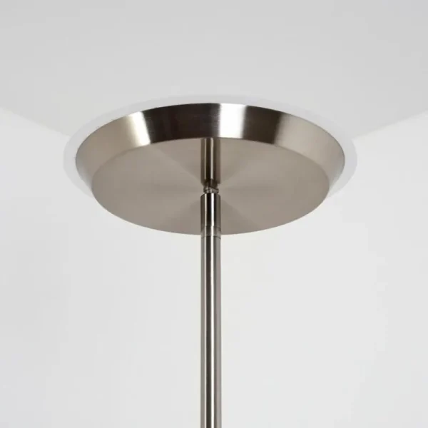 hofstein Lampadaire Mjölby LED Nickel mat, 1 lumière* Lampes Modernes