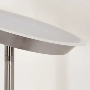hofstein Lampadaire Mjoelby LED Nickel mat, 1 lumière* Lampes Modernes