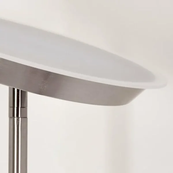 hofstein Lampadaire Mjoelby LED Nickel mat, 1 lumière* Lampes Modernes