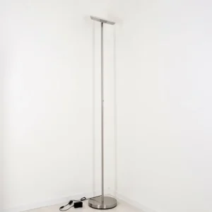 hofstein Lampadaire Mjoelby LED Nickel mat, 1 lumière* Lampes Modernes