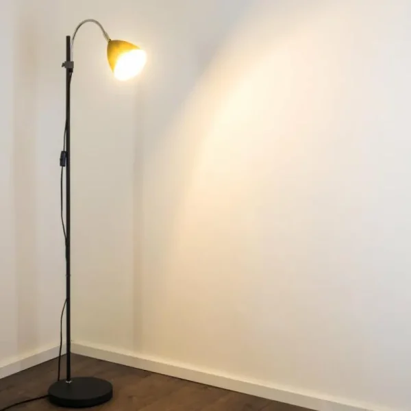 hofstein Lampadaire MURURETA Noir, 1 lumière* Lampes Modernes