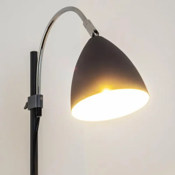 hofstein Lampadaire MURURETA Noir, 1 lumière* Lampes Modernes