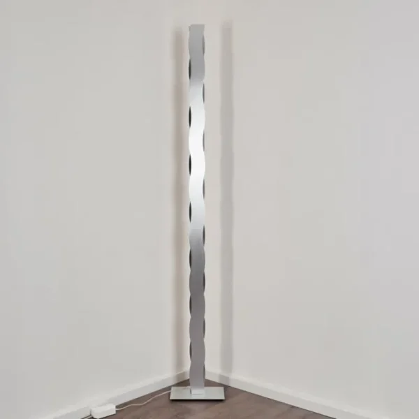 hofstein Lampadaire Nagold LED Chrome, Nickel mat, 1 lumière* Lampes Modernes