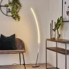hofstein Lampadaire Nagu LED Nickel mat, 1 lumière* Lampes Modernes