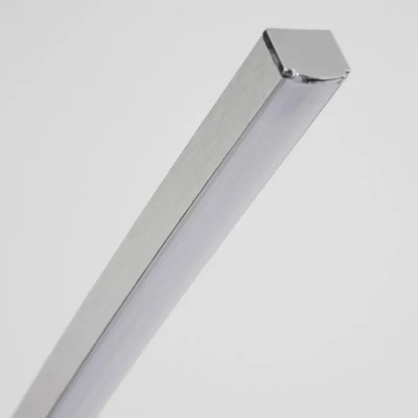 hofstein Lampadaire Nagu LED Nickel mat, 1 lumière* Lampes Modernes