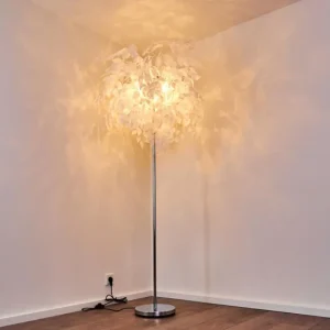 hofstein Lampadaire Nauela Acier brossé, 3 lumières* Lampes Modernes