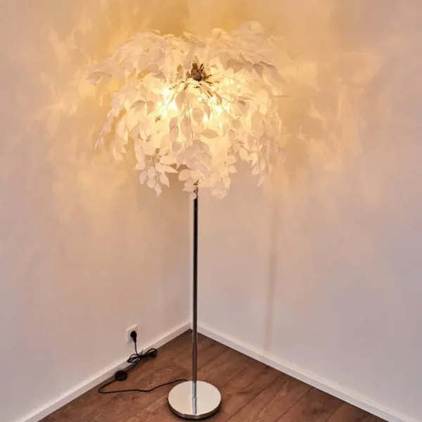 hofstein Lampadaire Nauela Acier brossé, 3 lumières* Lampes Modernes