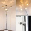 hofstein Lampadaire Nikkala Chrome, 5 lumières* Lampes Modernes