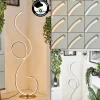hofstein Lampadaire Olok LED Nickel mat, 1 lumière* Lampes Modernes